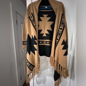 Cardigan, Aztec/Indian print